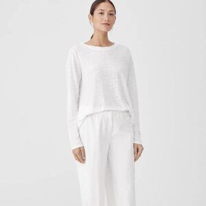 Eileen Fisher Cotton Hemp Cargo Lantern Pant